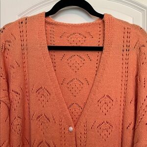 Peach Knit Women's Sweater